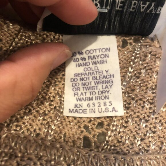 Turtle Bay Collection Women's Knit Sweater Size Lg VTG NOS Regency Lightweight - Picture 4 of 7